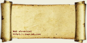 Javorka Michaud vizit kartica